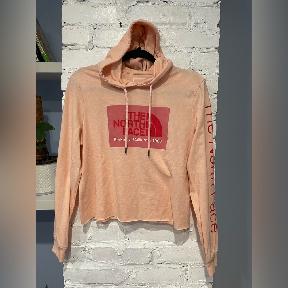 The North‎ Face Light Weight Graphic Long Sleeve Hoodie Size Small